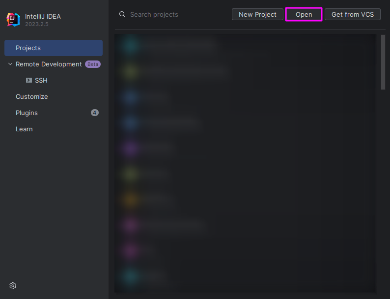 Открытый интерпретатор проекта