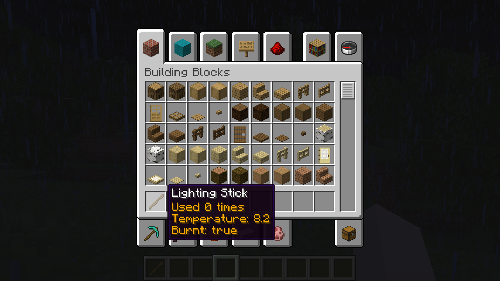 Предмет із підказками щодо кількості натискань, температури та вигорання