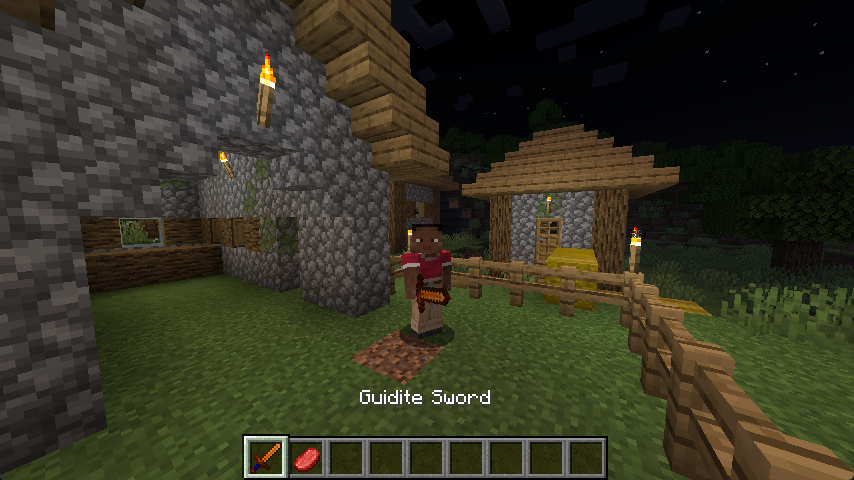 Fertige Werkzeuge im Inventar