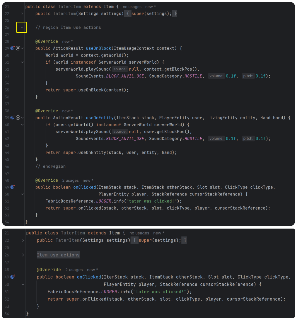 Згортання регіону